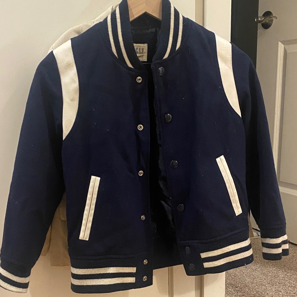 GAP Kids Dark Blue and White Jacket